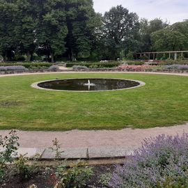 Rosengarten im Stadtpark in Hamburg
