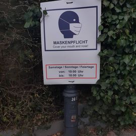 Maskenpflicht am Wochenende