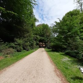 Das Planetarium im Stadtpark hat sich versteckt