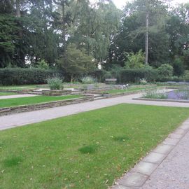 Steingarten im Stadtpark in Hamburg