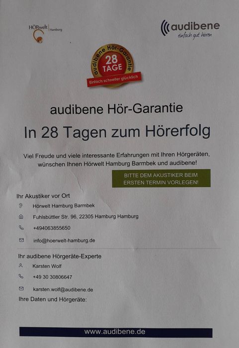 Nutzerbilder audibene GmbH Hörgeräteakustiker