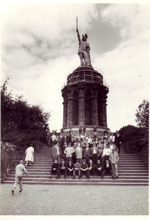 Das Hermannsdenkmal vor 55 Jahren Ausflug der ING Anwärter