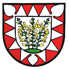 Das Wappen Bramfeld mit dem Brambusch