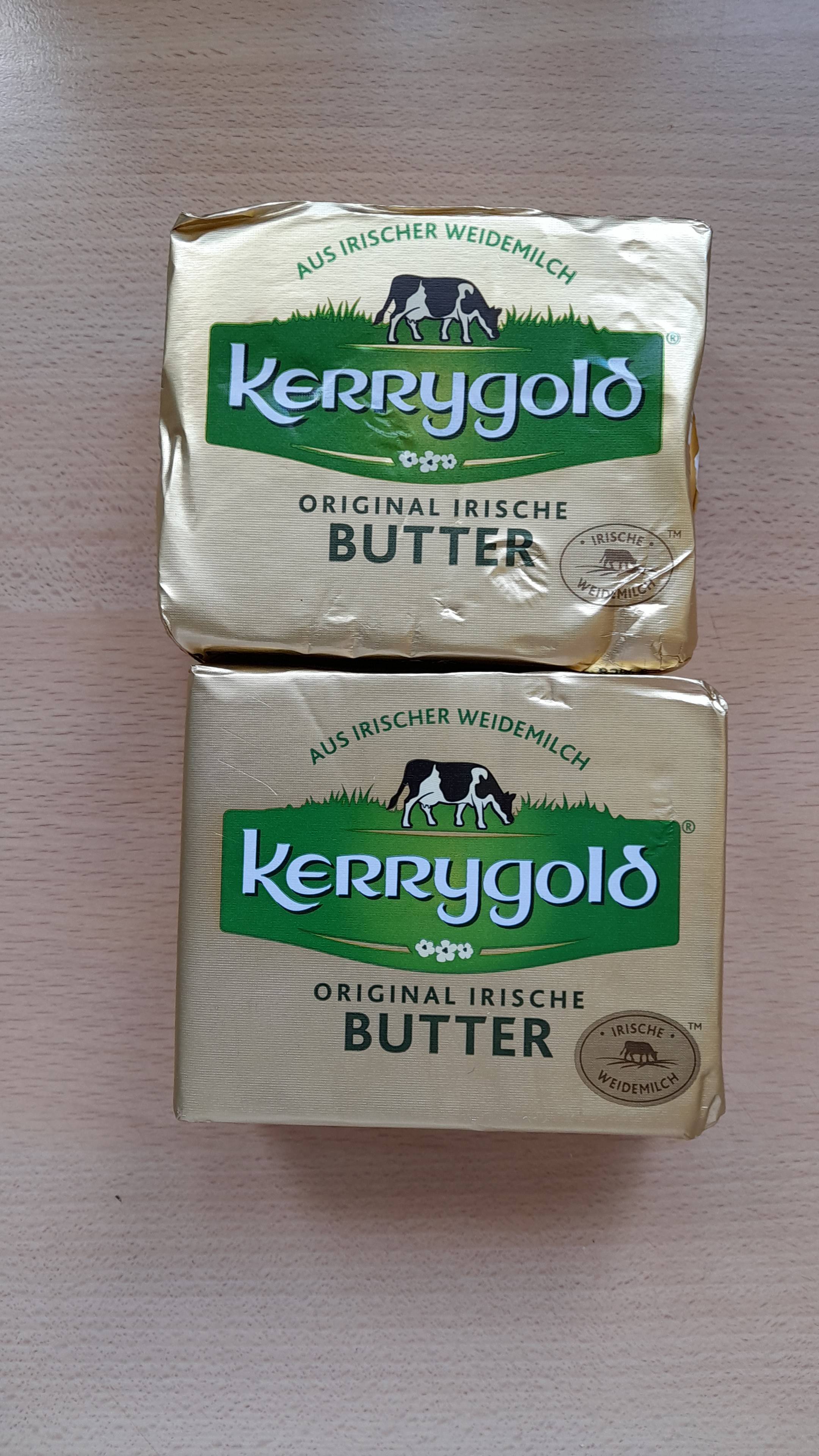 Dieses Paket Irische Butter kostet im Kaufland bereits 2,69 €. Da hatte ich ja Glück, dass ich sie bei Penny für 1,49 € bekommen habe.