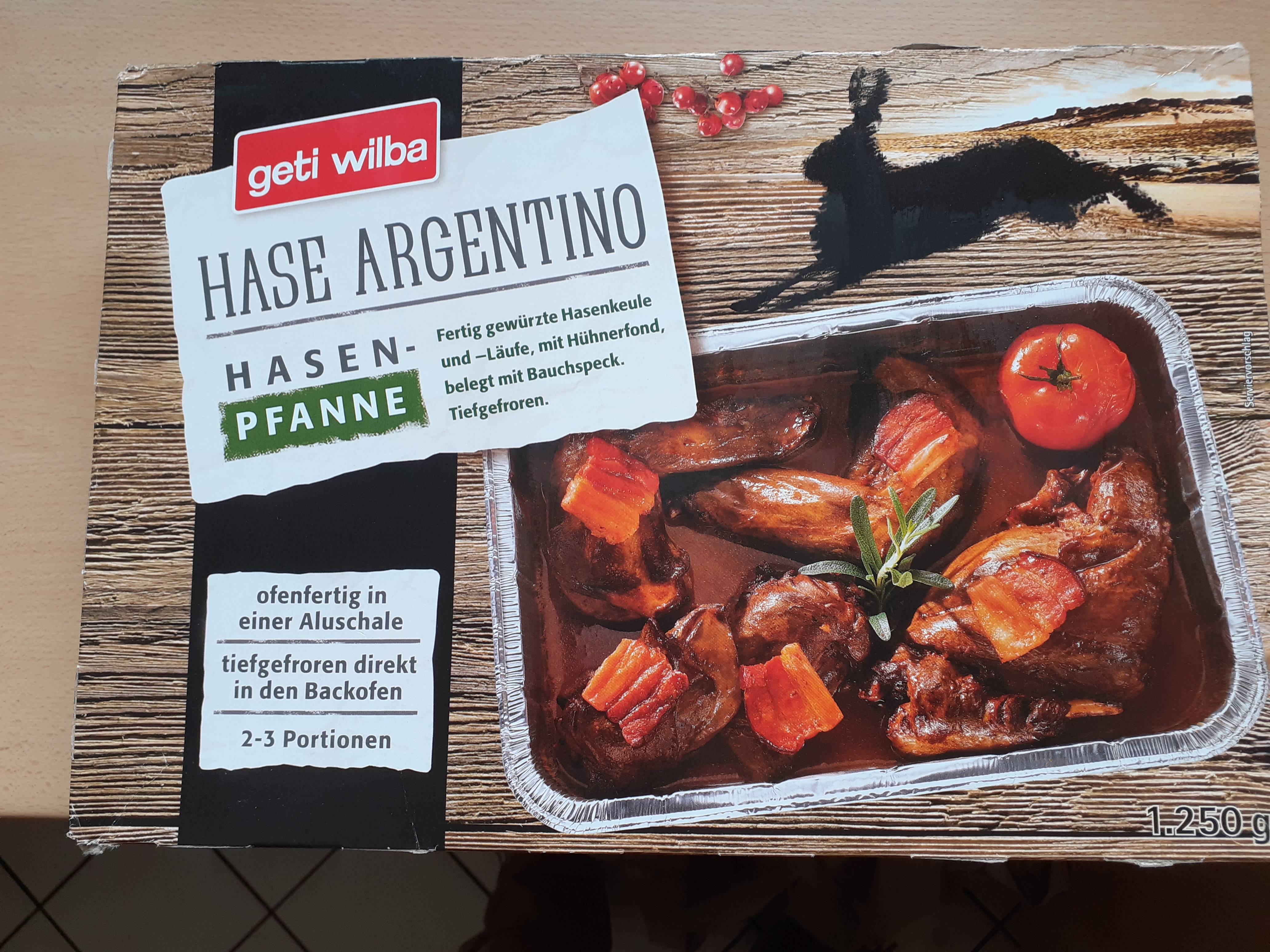 Argentinische Hasenpfanne 10,00 &euro;