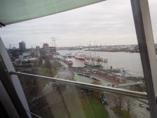 Blick aus Hotel Hafen Hamburg