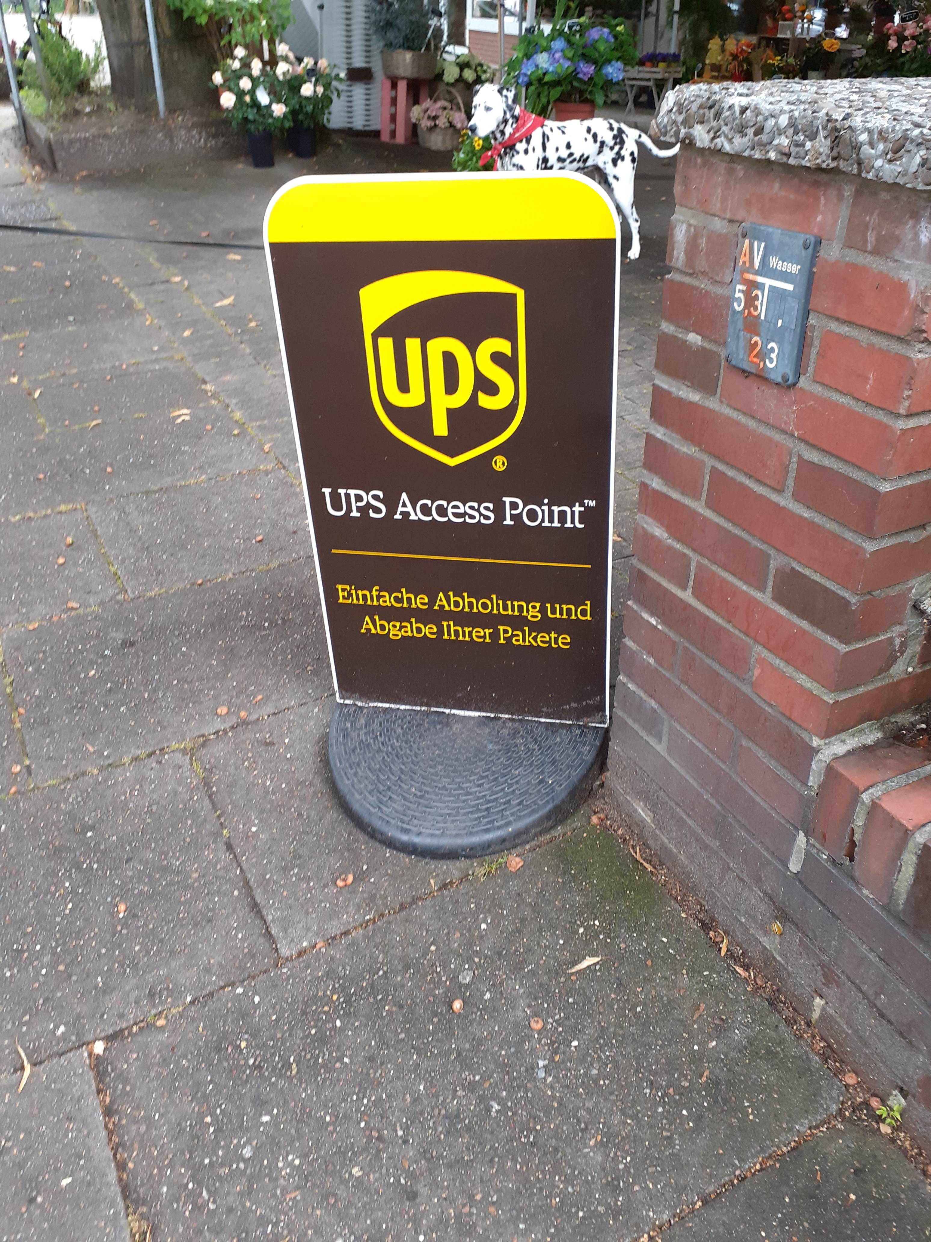 Hier ist die UPS Filiale