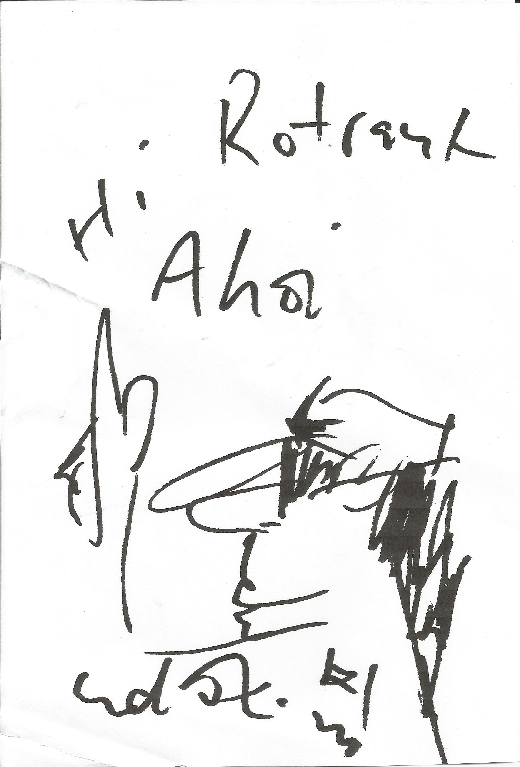 Autogramm für Rotraut