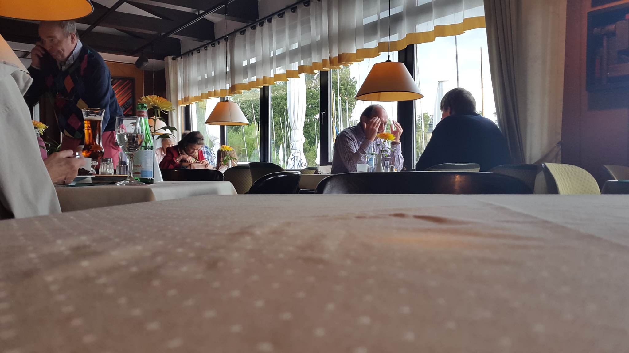 Restaurant mit Blick auf die Alster 2018