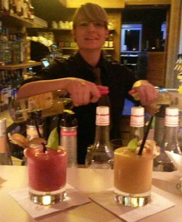 Barchefin und Cocktails