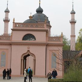 Moschee am Ende des Parks