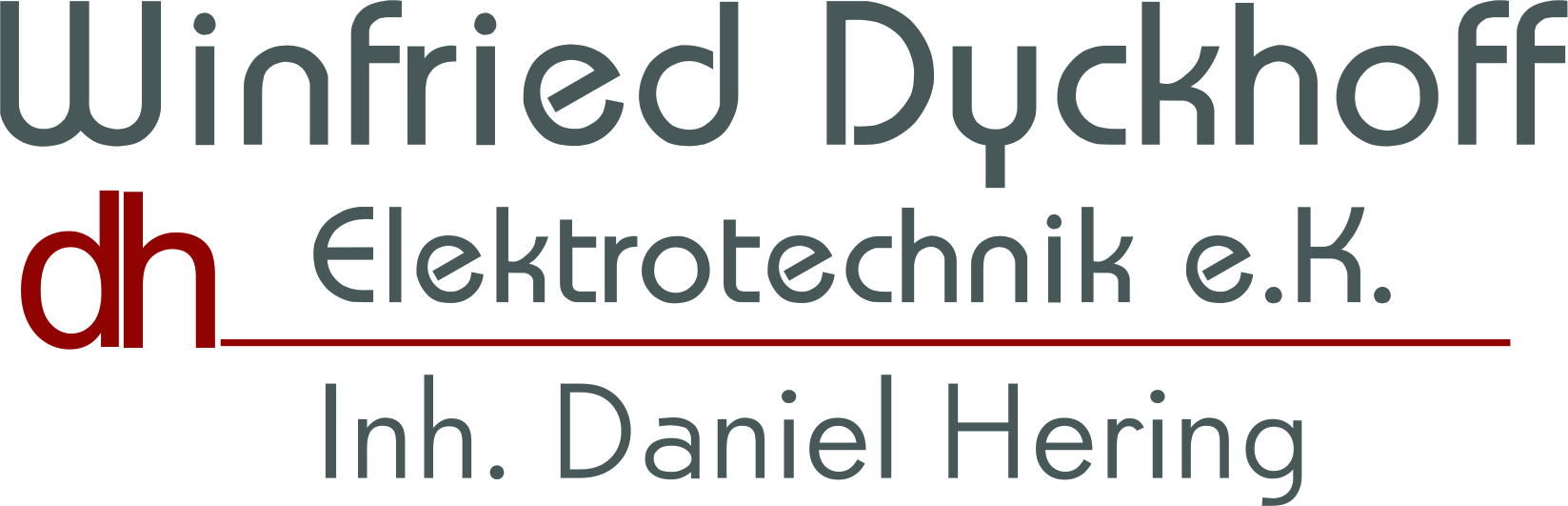 Das ist das Logo des Elektrobetriebs Winfried Dyckhoff Elektrotechnik e.K. Inh. Daniel Hering aus Windeck-Herchen