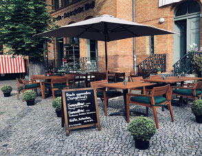 Terrasse des BioBarista Caf&eacute;s