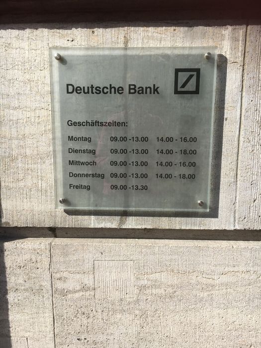 Öffnungszeiten Deutsche Bank Kiel