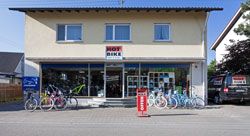 Aussenansicht HOT. BIKE Filiale in Teningen