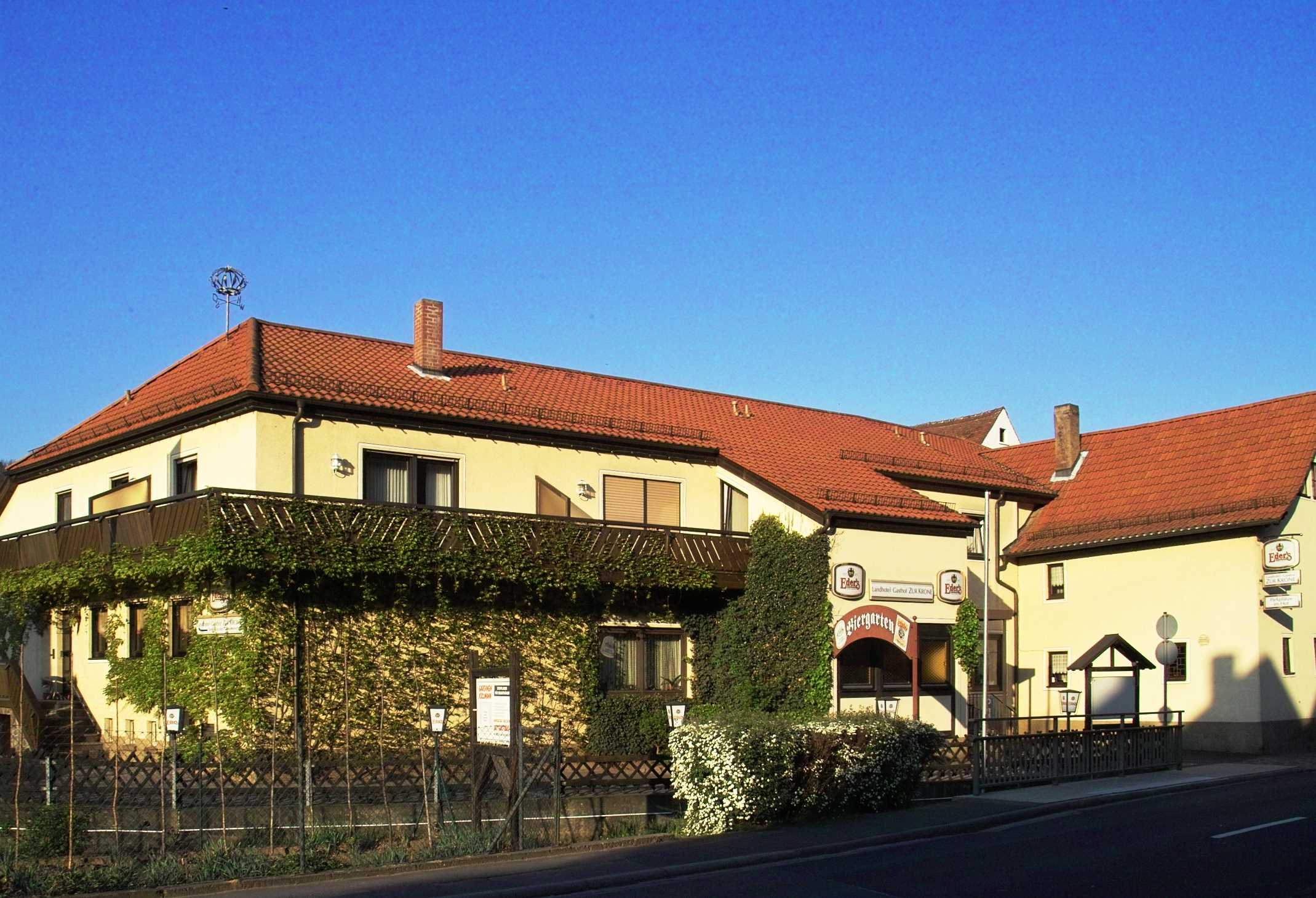 Landhotel und Gasthof zur Krone in Leidersbach - Außenansicht