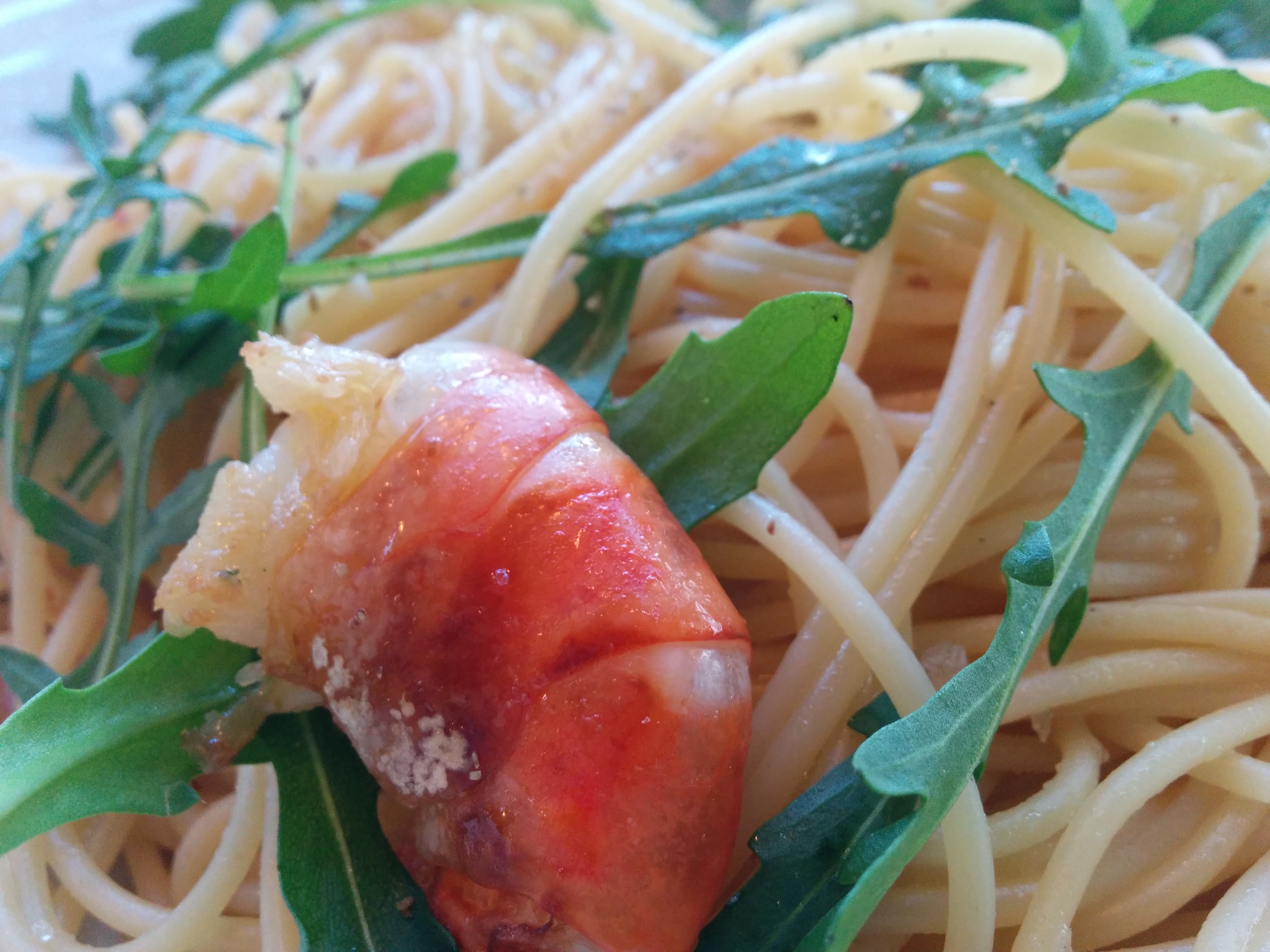 Spaghetti mit Scampis