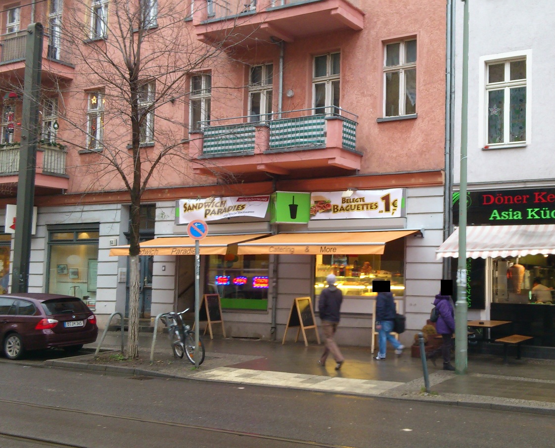 Sandwich Paradies neben Grillhaus Altintop