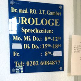 Gamber Johann Trajan, Dr. med. in Wuppertal