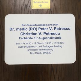 Petrescu Peter Dr. med. Augenärzte , Petrescu Christian in Wuppertal