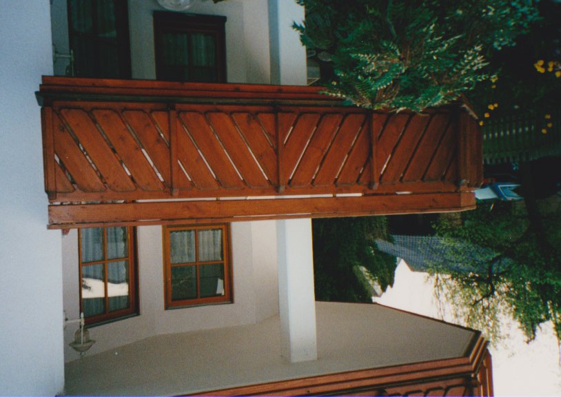 Unser Balkon im Trostelhof