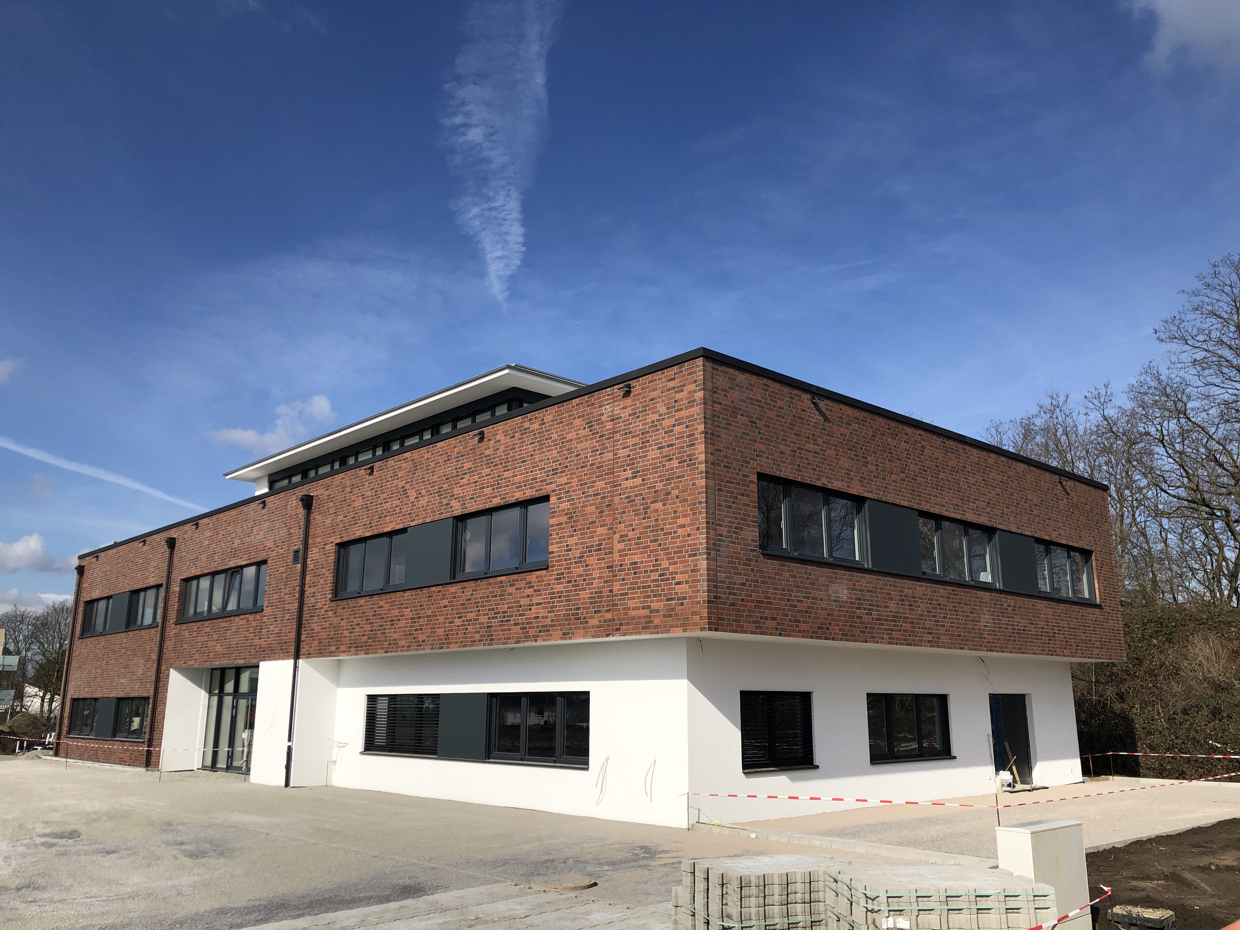 Das neue Firmengebäude der vertriebskick´ gmbh. Es befindet sich auf dem Gebiet der ehemaligen Zeche Osterfeld, direkt am Gelände der OLGA in Oberhausen.