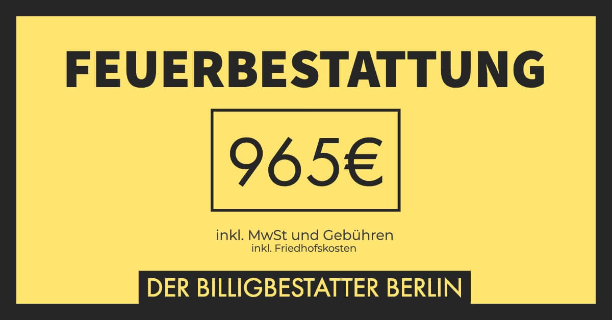 Feuerbestattung für 965€