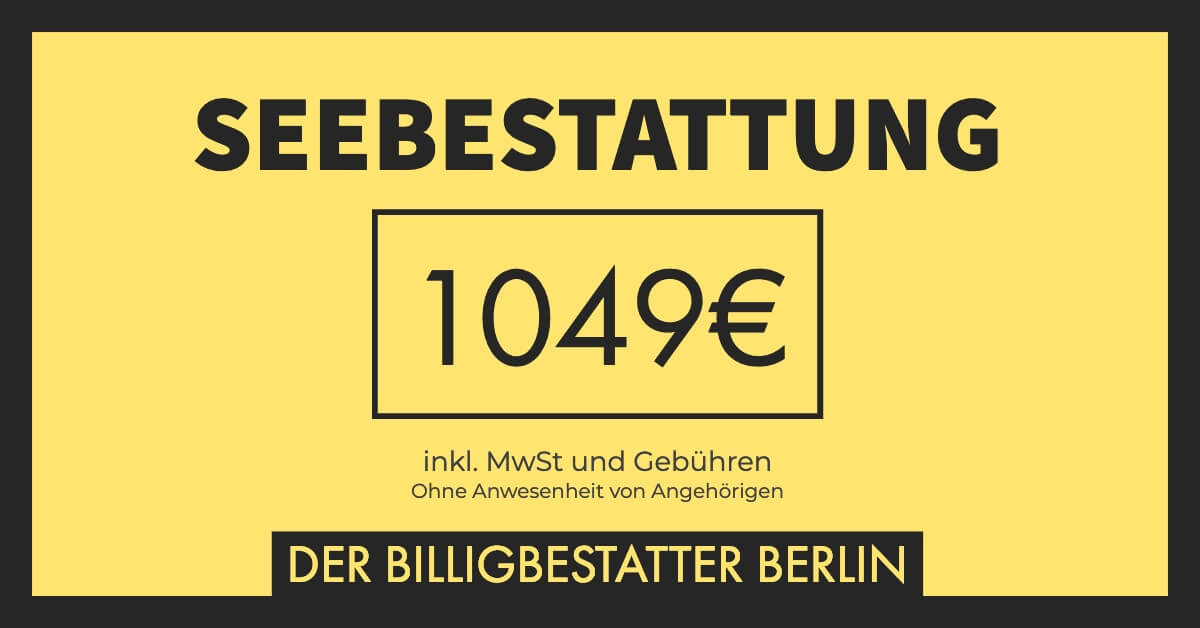 Seebestattung für 1049€