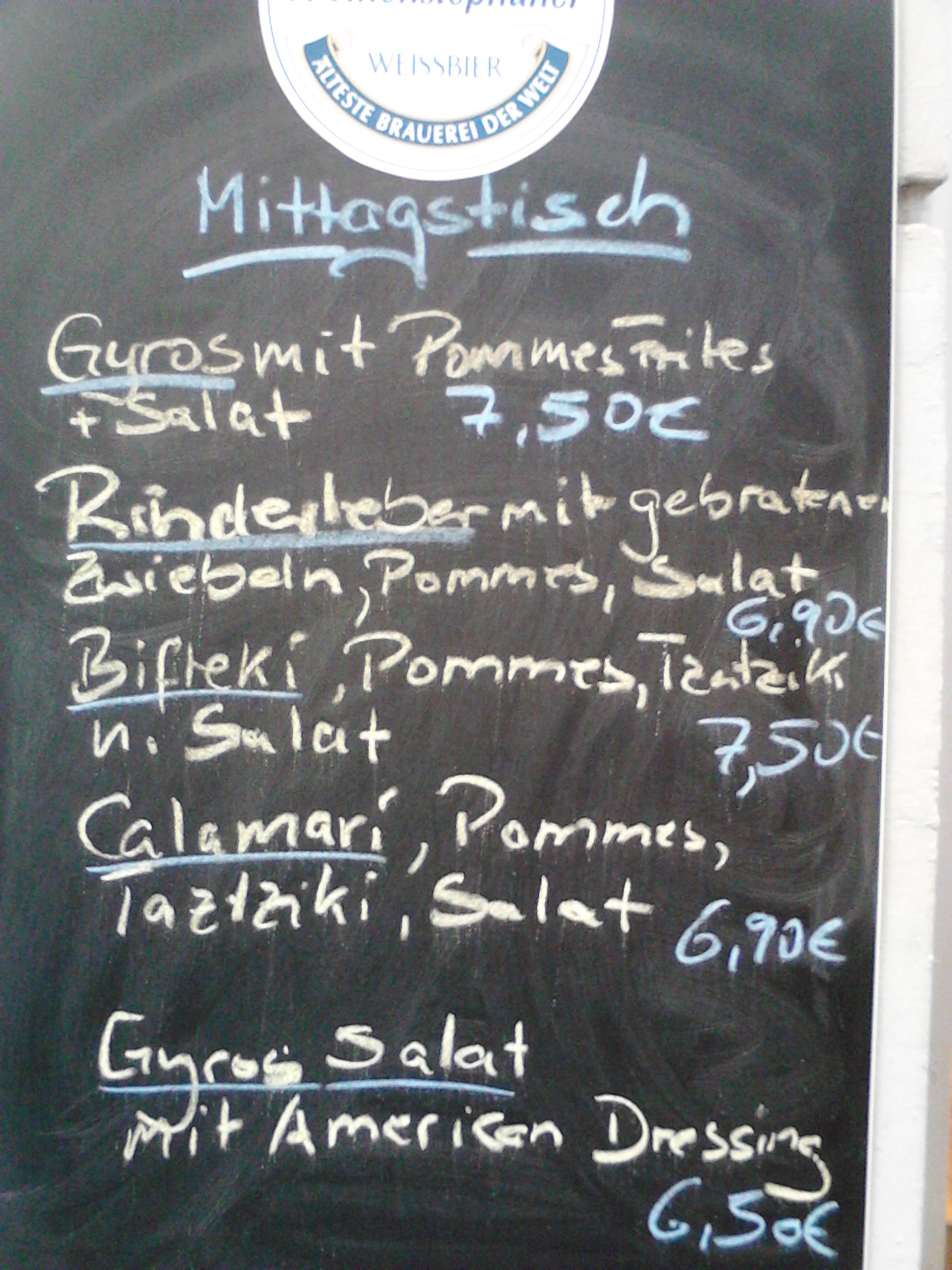 Mittagsangebote