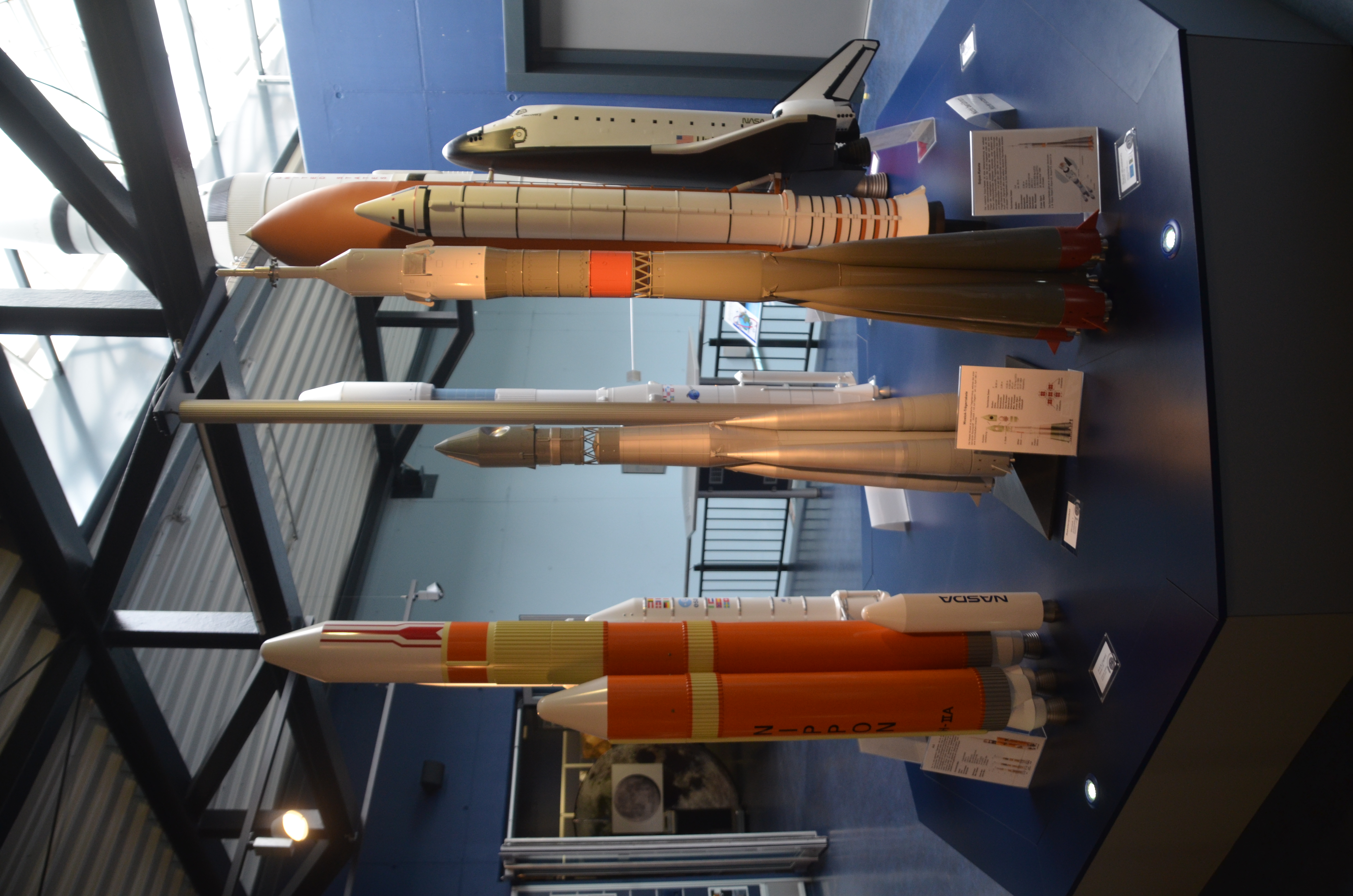 Verschiedene Raketen-Modelle