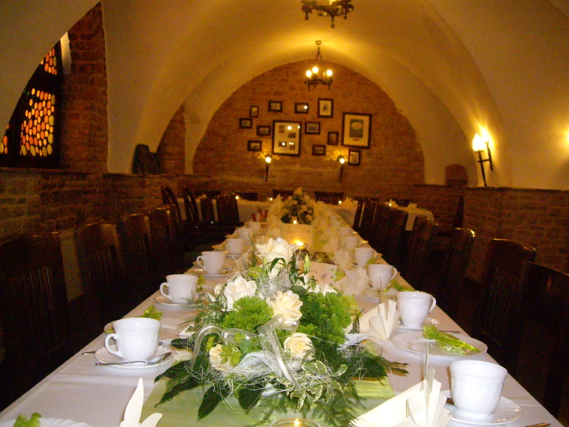 Restaurant, Hochzeitstafel