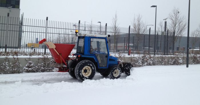 Traktor für den Winterdienst