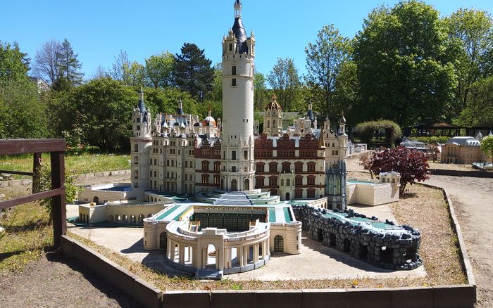 Modell des Schweriner Schlosses