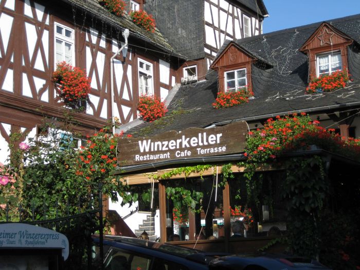 Gasthaus Winzerkeller in Rüdesheim am Rhein in der Drosselgasse