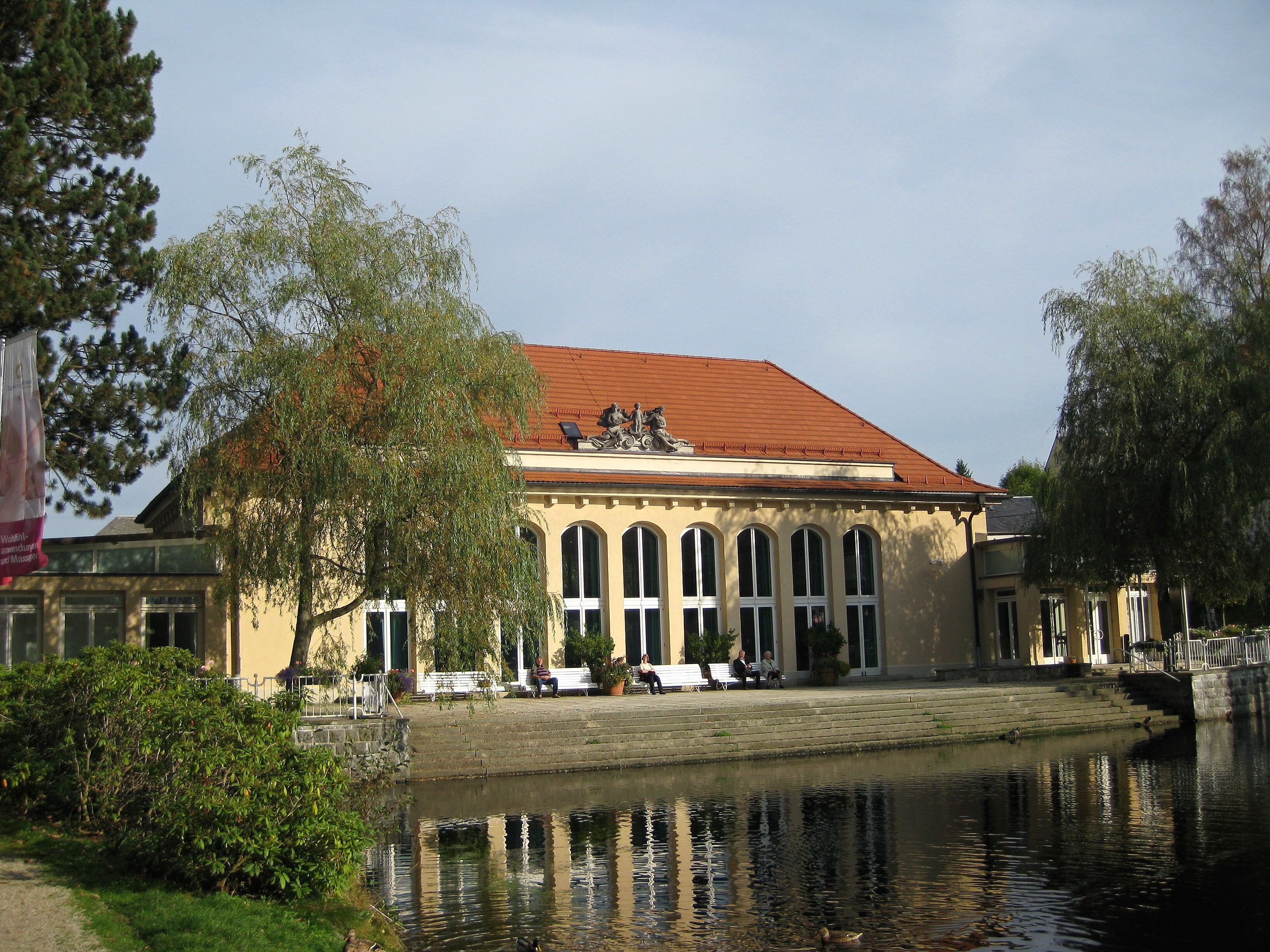 Die Festhalle in Bad Brambach