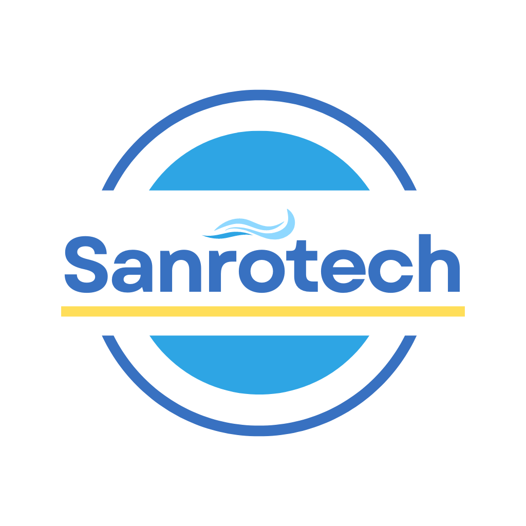 Zeigt das Logo von Sanrotech - Rohrreinigung Berlin &amp; Abwassertechnik
