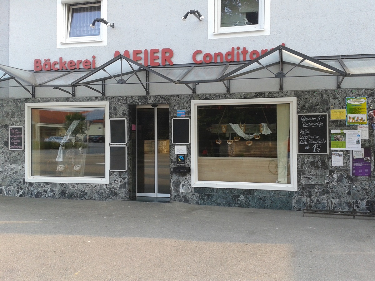 Bäckerei Meier in Abensberg (mit begrenzter Anzahl an Parkplätzen)