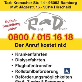 Taxi-Mattern in Bamberg