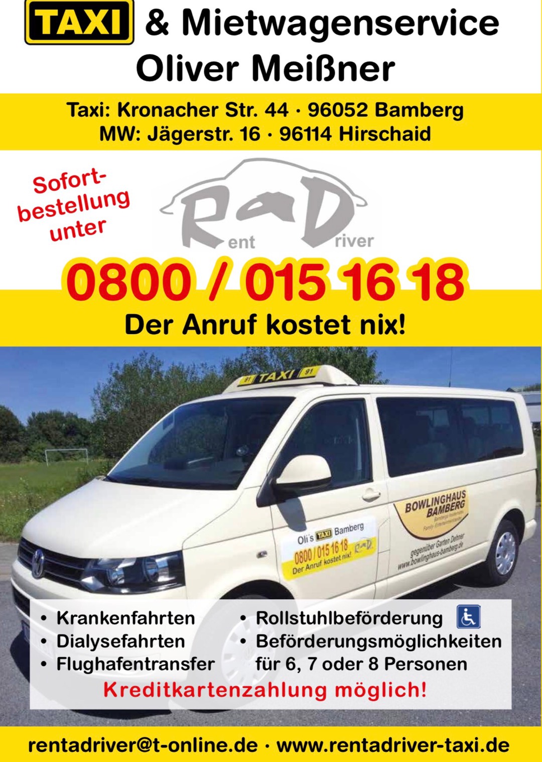 Bild 8 Airport Taxi in Bamberg