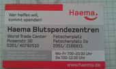 Nutzerbilder HAEMA BSZ Dresden WTC Blutspendezentrum