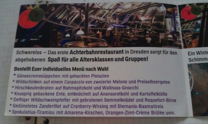 Nutzerbilder Achterbahnrestaurant Schwerelos Dresden