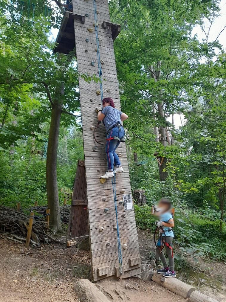 Bild 1 Kletterwald Kriebstein in Mittweida