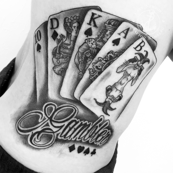 Kartenspiel Tattoo Gambler tattoo