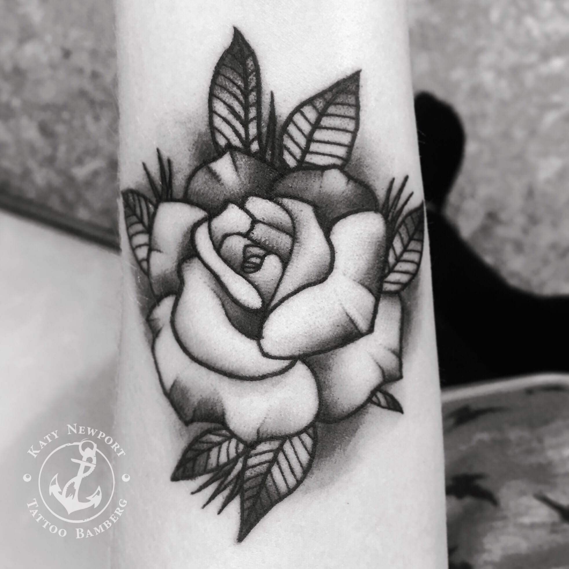 Tattoo Rose Old-School