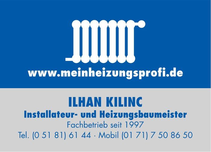 Kilinc GmbH, Ilhan Heizung- und Sanitärinstallation