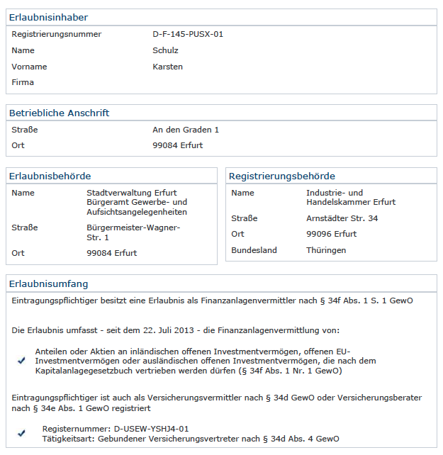 Versicherungsbüro Karsten Schulz