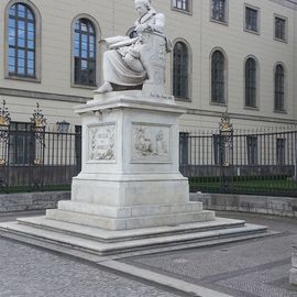 Wilhelm von Humboldt - links vom Eingang - Straßenseitig gesehen