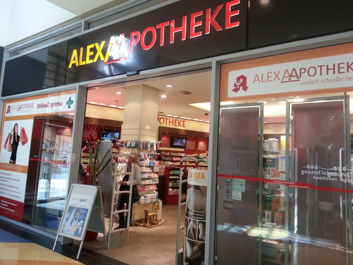 Apotheke im Alexa - Seiteneingang