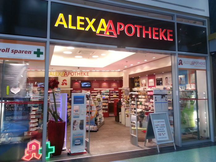 Apotheke im Alexa - Haupteingang 