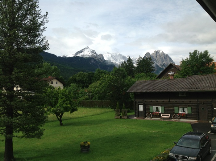 Blick vom Balkon